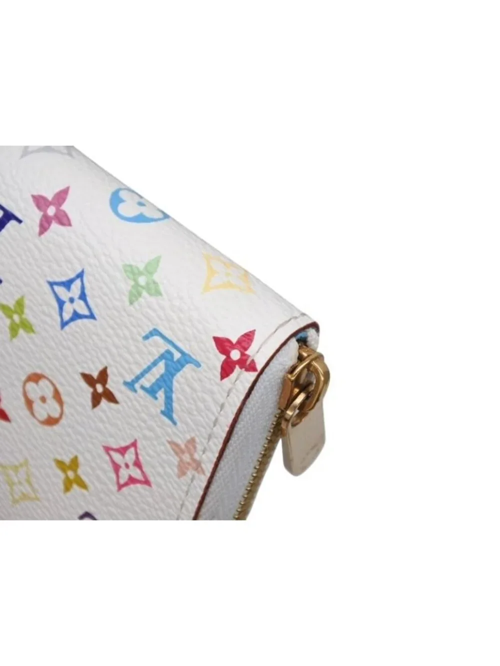Louis Vuitton LV Zippy Coin Purse Takashi Murakami Multicolor